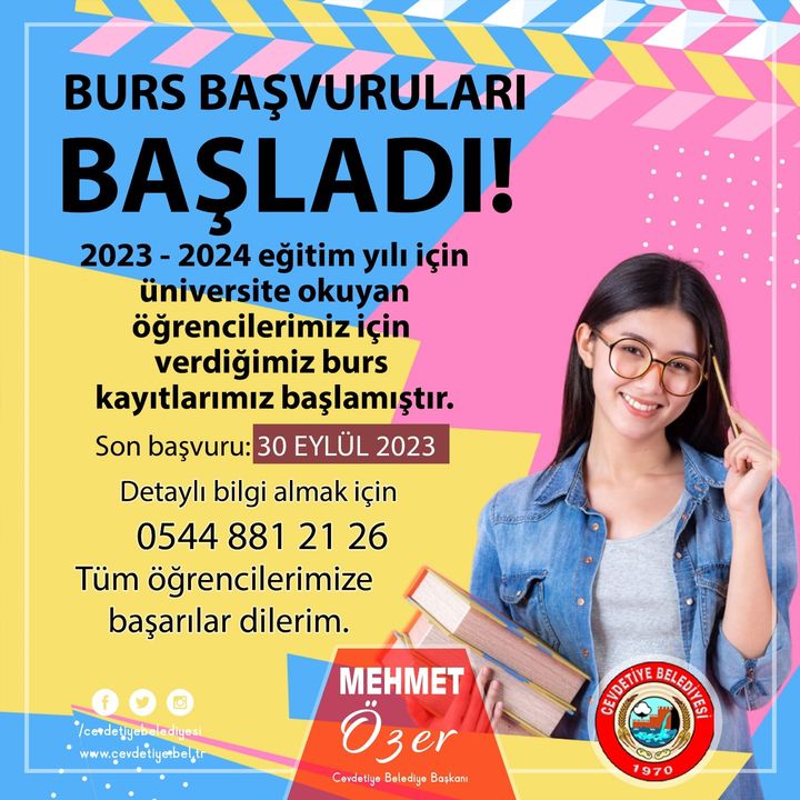 Beldemizde ikamet eden üniversite eğitimi gören öğrencilerimizin için verdiğimiz